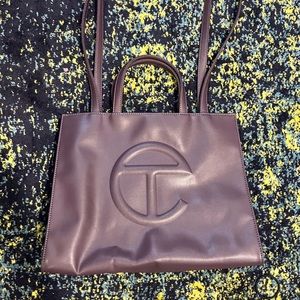 Telfar Medium Shopping Bag (eggplant)